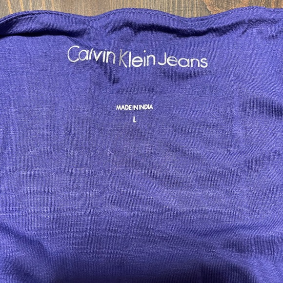 Calvin Klein, cowl necked tank, purple, women’s L - Picture 4 of 5